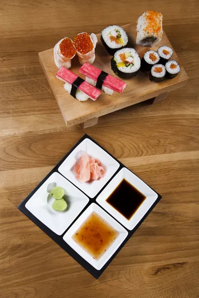 Sammlung von Sushi — Stockfoto