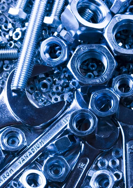 Nuts and bolts — Stock Photo, Image