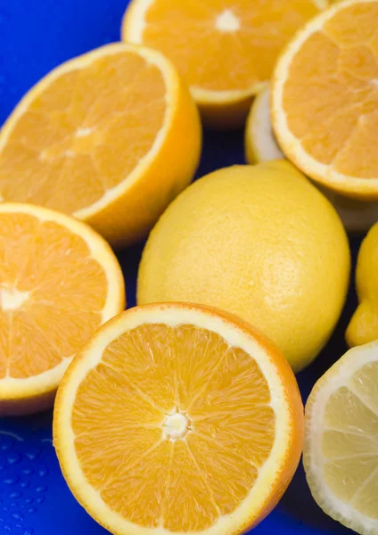 Лимонний і апельсиновий — стокове фото