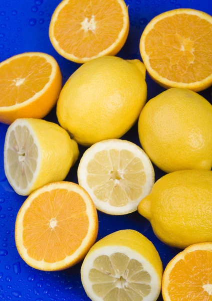 Citron och apelsin — Stockfoto