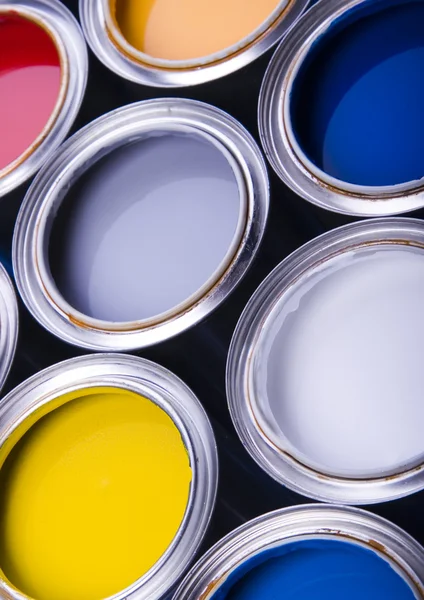 Cans of paint — Stock Photo, Image