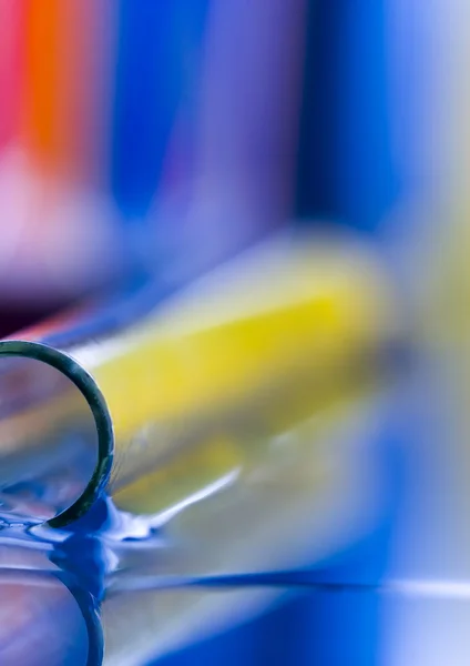 Oggetti di vetro da laboratorio — Foto Stock