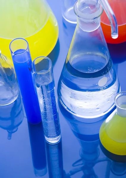 Chemistry equipment, laboratory glassware — Stock Photo, Image