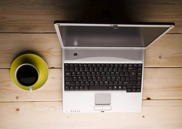 Laptop & Coffee — Stock Photo, Image