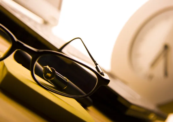 Laptop & Glasses — Stock Photo, Image