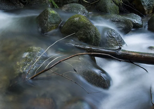 Fluxo nas montanhas — Fotografia de Stock