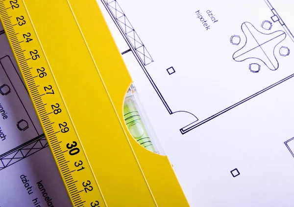 Arkitekturen planering — Stockfoto