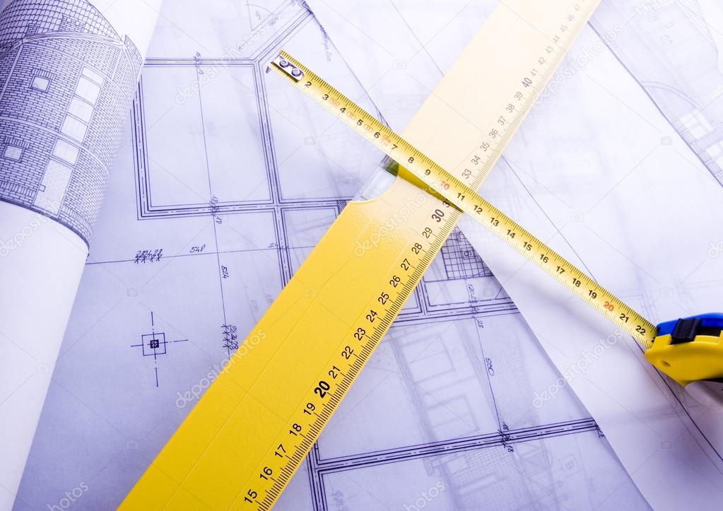 Architectural Plans Stock Photo By JanPietruszka 30728589 architectural-plans-stock-photo-by-janpietruszka-30728589