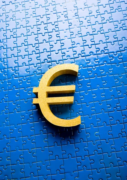 Signo de dinero euro — Foto de Stock