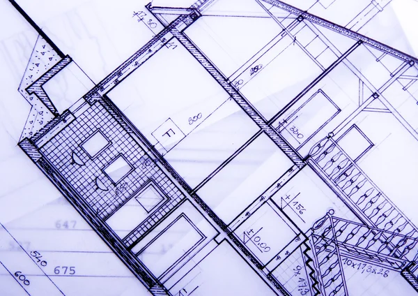 Mimari plan — Stok fotoğraf