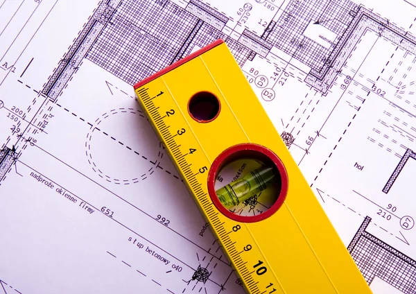 Architecture planning Stock Image