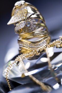 -değerli taşlar - Elmas Yüzükler