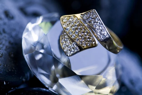 Ring på diamanten — Stockfoto