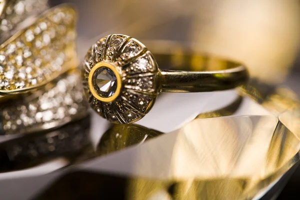 Ring on the diamond — Stock Photo, Image