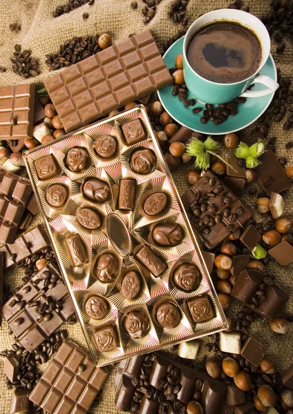 Chocolate & Coffee — Stock Photo, Image