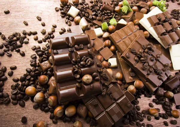 Chocolade & koffie — Stockfoto