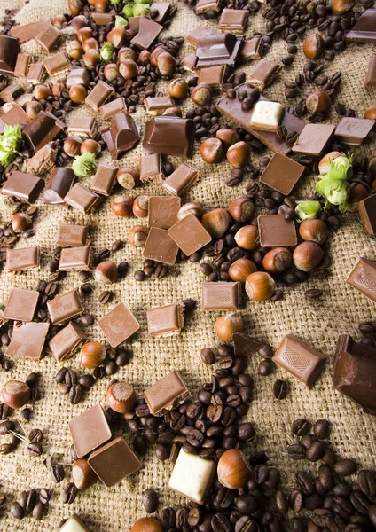 Chocolade & koffie — Stockfoto