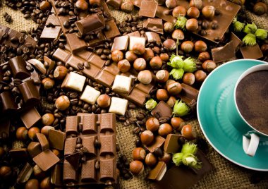 Çikolata ve kahve ve deli