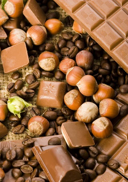Čokoláda & Káva — Stock fotografie