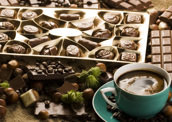 Chocolate & Coffee — Stock Photo, Image