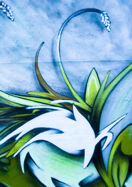 Stedelijke graffiti — Stockfoto