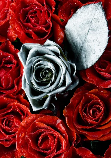 Rosas de plata — Foto de Stock