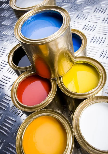 Multi-colored paint — Stock Photo, Image