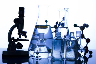 Laboratuvar ve mikroskop cam