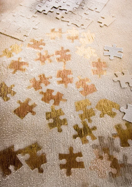 Ice jigsaws — Stock Photo, Image