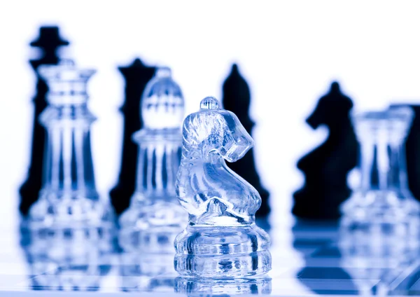 Glas schack — Stockfoto