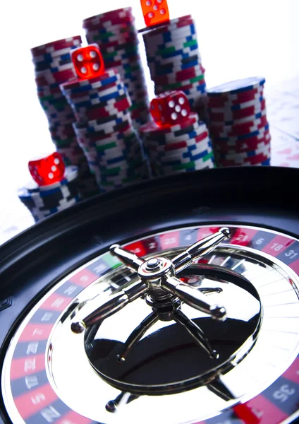 Roulette & Chips — Stock Photo, Image