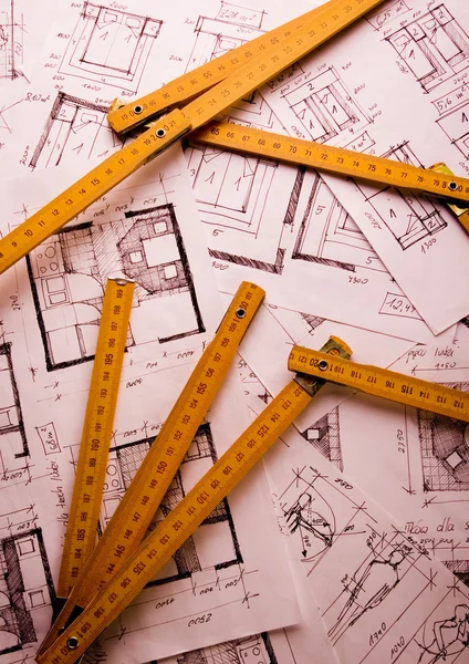 Architecture plan — Stock Photo, Image