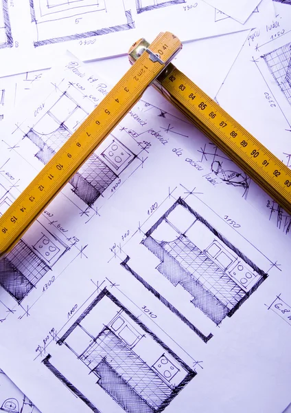 Plan de arquitectura — Foto de Stock