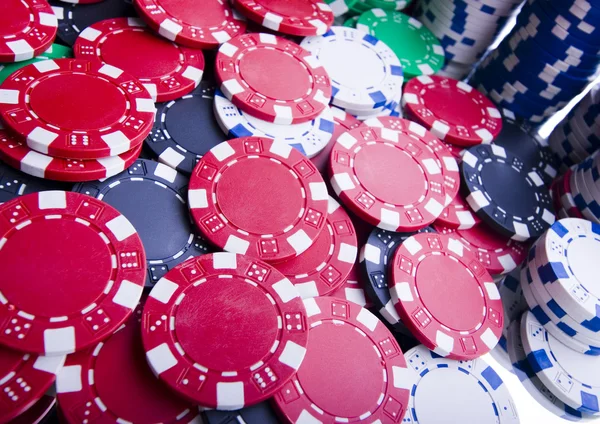 Poker Chips — Stockfoto