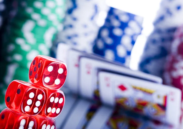 Casino chips — Stock Photo, Image