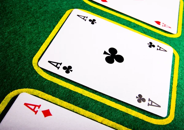 Poker kort Stock-billede
