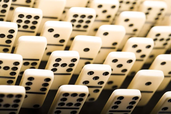 Labirinto & Domino — Foto Stock
