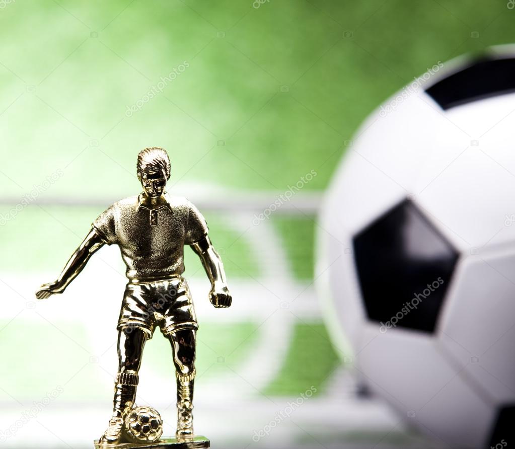 Figurine & Soccer ball Stock Photo by ©JanPietruszka 31564897