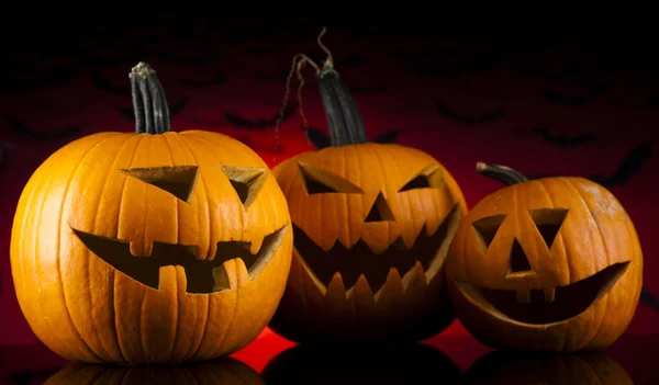 Abóbora de Halloween, Jack assustador — Fotografia de Stock