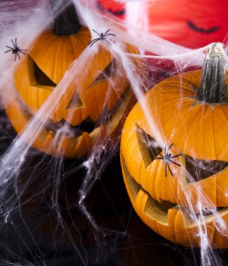 korkutucu jack, Cadılar Bayramı Balkabağı ve örümcek