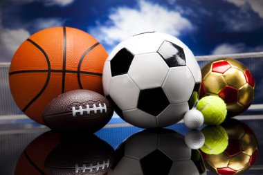 spor top, toplar ve malzeme