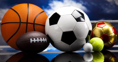 spor top, toplar ve malzeme