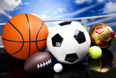spor top, toplar ve malzeme
