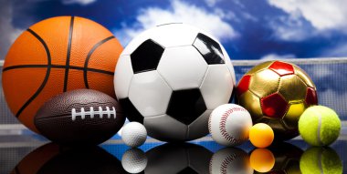 spor top, toplar ve malzeme