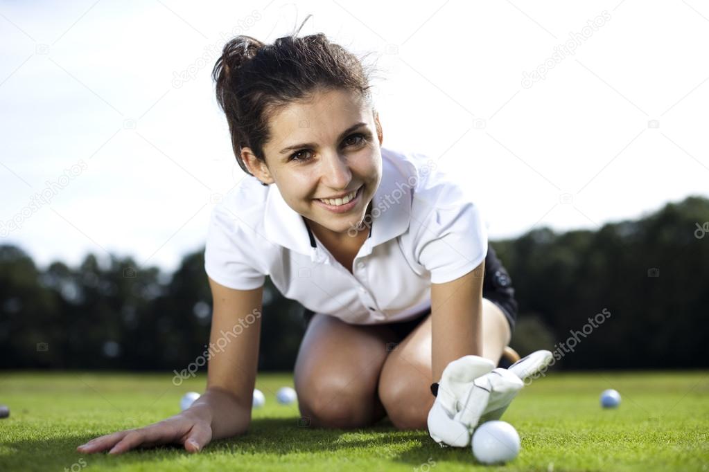 Thumbs up on golf