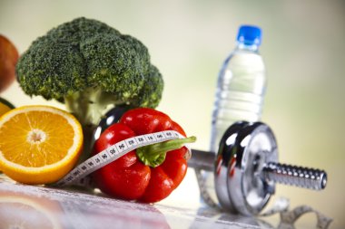 diyet ve fitness, vitamin, gün batımı ile etmek