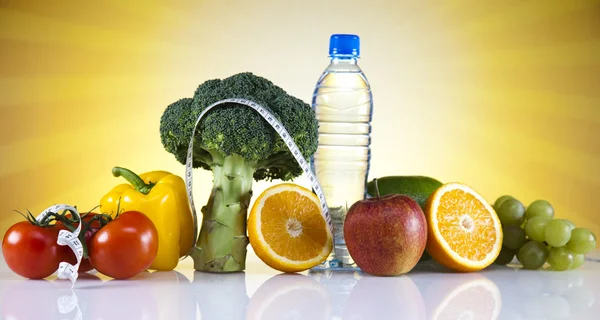 Витамин и фитнес диета, овощи — стоковое фото