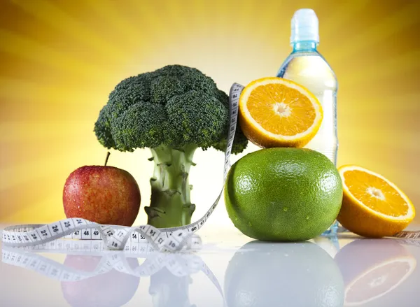Vitamin ve fitness diyet, sebze — Stok fotoğraf