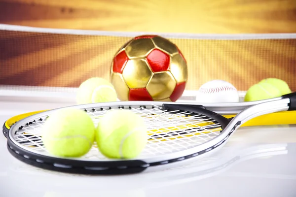 Sport equipment and balls — Stock Photo, Image