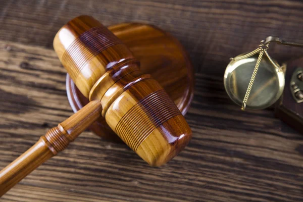 Law theme, mallet of judge! — Stock Photo, Image